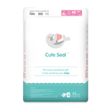 Cute Seal - Canadian Premium Baby Diapers - Extra Large - 42 Pcs (Velcro Type) - XL
