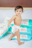 Cute Seal - Canadian Premium Baby Diapers - SMALL - 62 Pcs (Velcro Type) - S