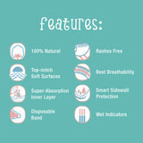 Cute Seal - Canadian Premium Baby Diapers - XXXL - 44 Pcs (Pant type /Pull-ups Type)