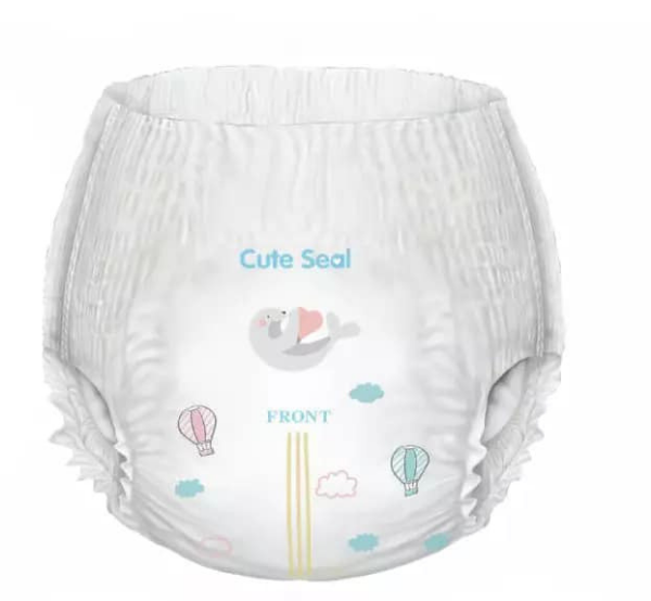 Baby Diaper Cute Seal - Canadian Premium Baby Diapers - Extra Large - 48pcs (Pant Type / Pull-ups Type) - XL