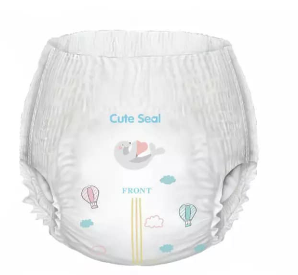 Baby Diaper Cute Seal - Canadian Premium Baby Diapers - XXXL - 44 Pcs (Pant type /Pull-ups Type) - XXXL