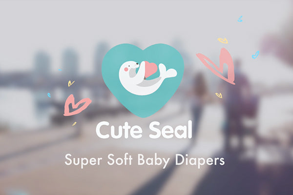 Baby Diaper Cute Seal - Large - 52pcs (Pant Type / Pull-ups Type)