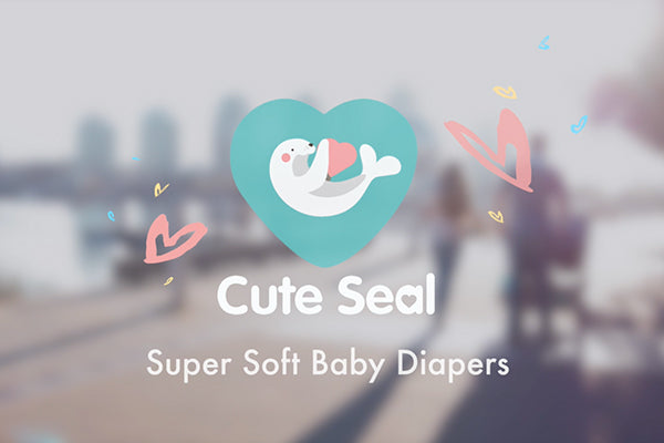 Baby Diaper Cute Seal - Canadian Premium Baby Diapers - Large - 46 Pcs (Tape Type) - L